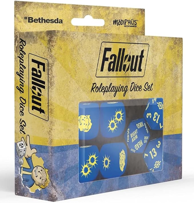 Modiphius Fallout: The Roleplaying Game Dice Set,Various