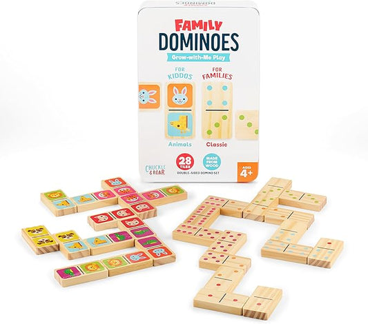 Chuckle & Roar Family Dominoes