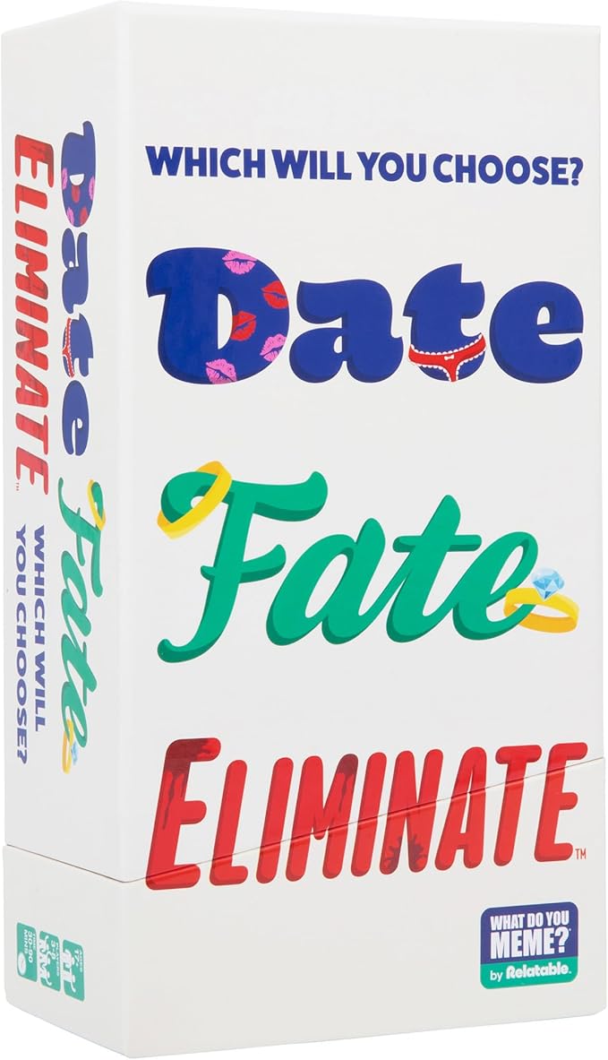 WHAT DO YOU MEME? Date Fate Eliminate — The Card Game That Tests Your Taste