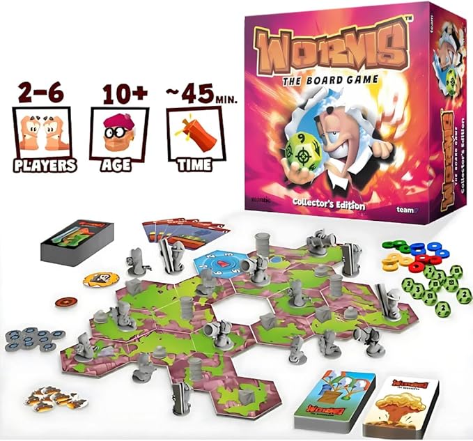 mantic Games: Worms The Board Game Collector's Edition - Mayhem Pledge English