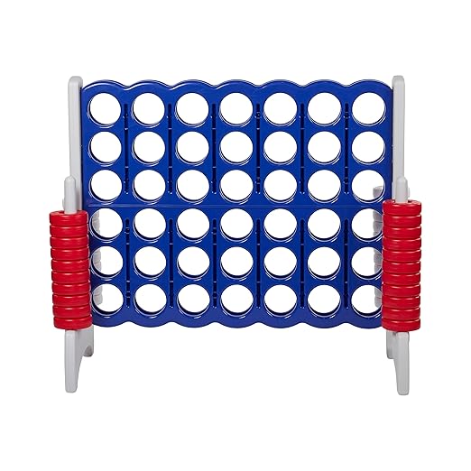 ECR4Kids Jumbo 4-To-Score, Giant Game, Red/White/Blue