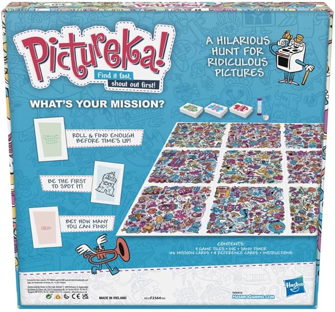 Hasbro Gaming Pictureka! Game, Picture Game, Board Game for Children, Fun Family Board Games, Board Games for 6-Year-Olds and Up