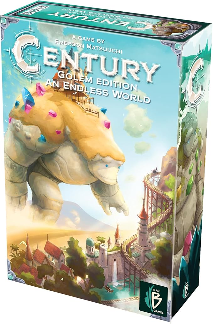 Century Golem Edition an Endless World Board Game - Strategy Game for Kids & Adults, Ages 8+, 2-4 Players, 30-45 Min Playtime, Made by Plan B Games