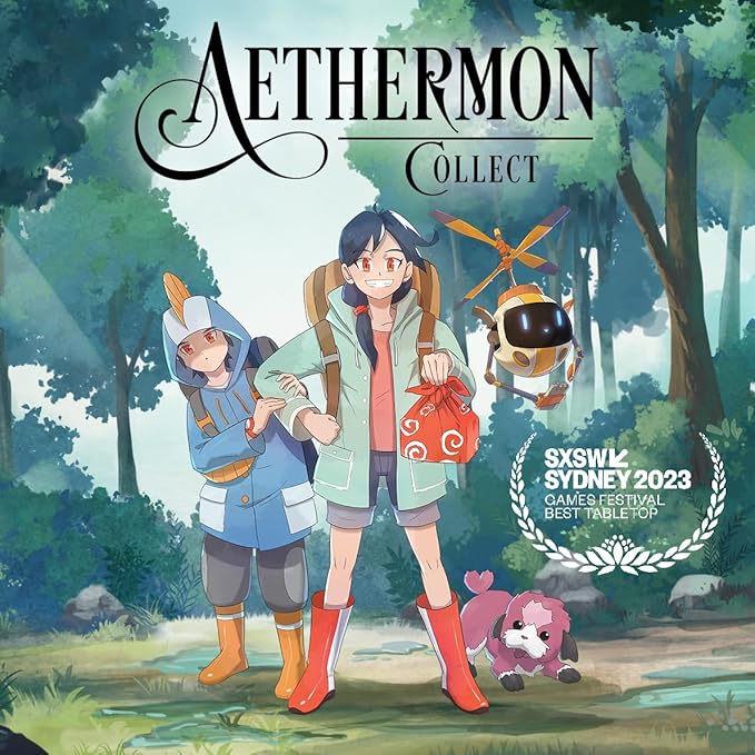 Collect | Award-Winning Family Card Game | Strategy Set-Collection | Cooperative or Competitive | 2-4 Players | Magical Animals | Acrylic Standee | SXSW Best Tabletop | 15 Minutes