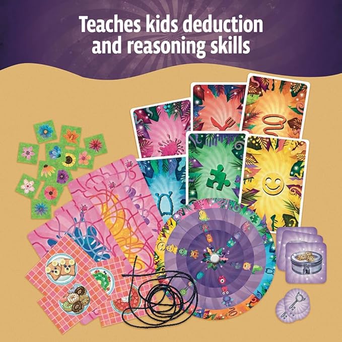 Thames & Kosmos Exit: The Game Kids Bundle - Riddles in Monsterville and Jungle of Riddles with Exclusive Drawstring Bag