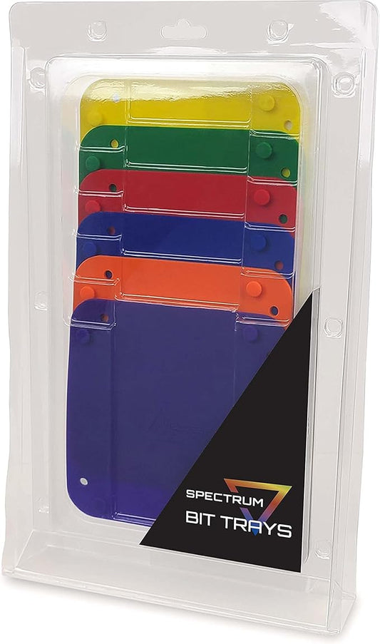 BCW Spectrum Bit Trays - 6 Foldable Silicone Trays for Board Game Storage