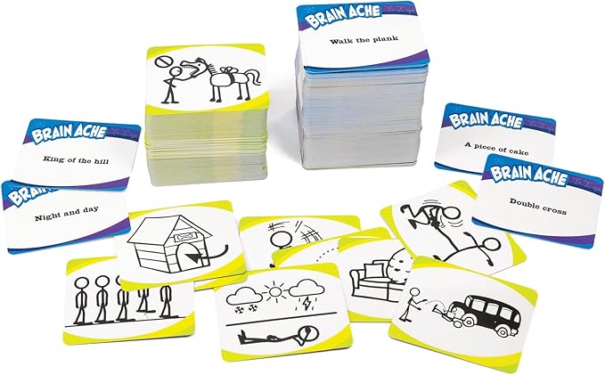Outset Media Brain Ache - The Puzzling Picture Game - for Ages 12 Years and up