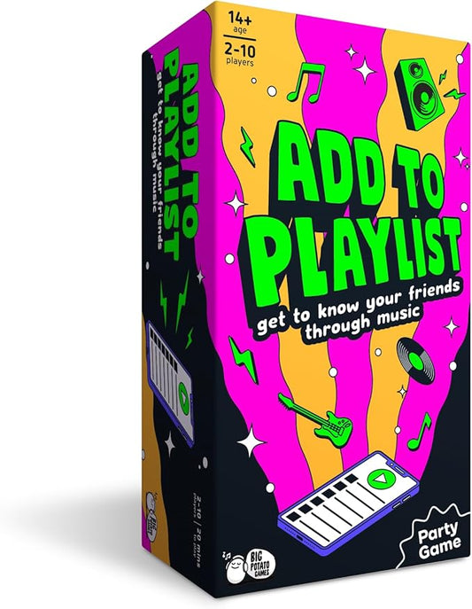 Add to Playlist: Get to Know Your Friends One Song at A Time | Hilarious Music Board Game, Great for Parties, a Birthday or Fun Game Nights