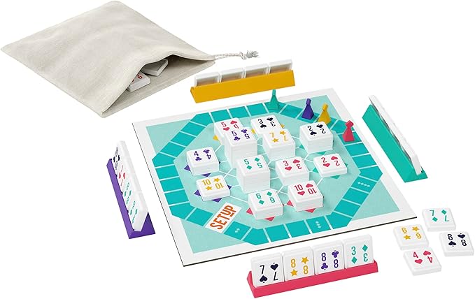SetUp Board Game - An Innovative Twist on Rummy for Fun-Filled Game Nights! Family Strategy Game for Kids & Adults, Ages 8+, 2-4 Players, 25 Minute Playtime, Made by Bezzerwizzer
