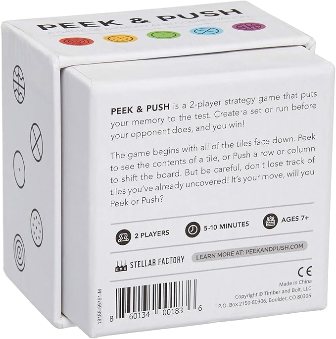 Stellar Factory Peek & Push: A Game of Memory and Coordination