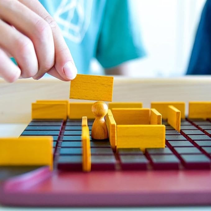 Quoridor - Over 1 Million Sold! Mensa Select Winner | Wooden Abstract Strategy Game for Adults and Families | Ages 8+ | 2 to 4 Players | 1 Minute to Learn, 15 Minutes to Play
