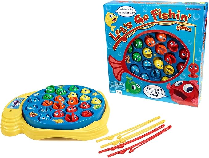 Amazon Exclusive Bonus Edition Let's Go Fishin' - Includes Lucky Ducks Make-A-Match Game!