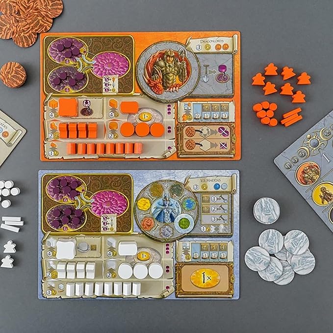 Terra Mystica Fire & Ice, Expansion, Strategy Board Game, Terra Mystica Core Game Required to Play, 6 New Factions Introduced, Ages 14 and Up