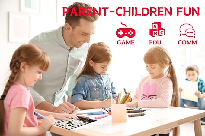 Funnlot New Year Eve Games 24 Players New Year Eve Bingo New Year Games for Kids New Year Bingo Game Cards for School New Years Eve Kids Activities New Years Party Supplies