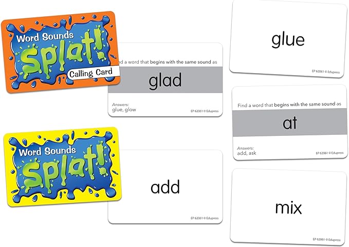 Beginning and Ending Sounds Splat™ Game Grades K-2 (EP62061)