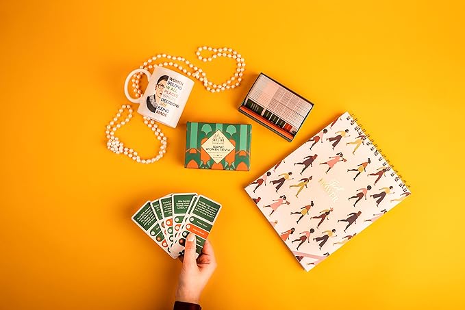 Skyline Collection Trivia - Iconic Women Trivia, 140 Question Cards - Game Night Entertainment for Families & Friends, 2+ Players