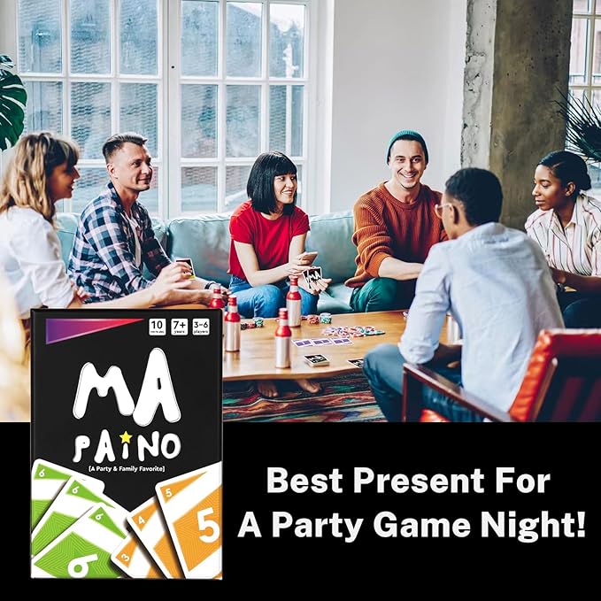 Original Card Games for Families-Adult and Kids Party Games for Family Game Night-Fun Card Games for Teens-Best Gifts for Kids 8-12