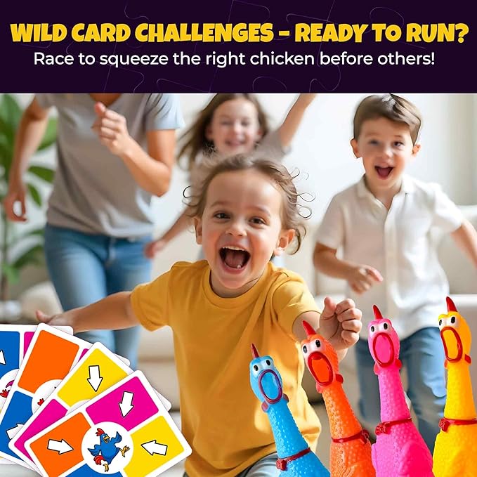 QUOKKA Family Board Games for Kids 6-12 & Adults – Fast-Paced Party Games for Game Night – Hilarious, Active & Easy to Learn – 4-8 Players – Engaging Card Game for Kids, Teens & Families