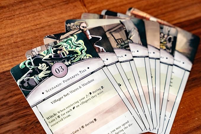 Pagan: Fate of Roanoke - Ancestors Expansion Pack, Dueling Witch & Hunter Asymmetrical Deduction Card Game Filled with Intrigue & Mystery, 2 Players, 60 Mins