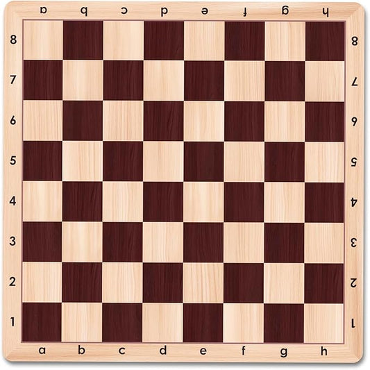 Chess Board Only 20" & 0.042" Super Thiness Mousepad Material Non-Slip Roll up Way Storage