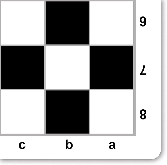 WE Games Mousepad Chess Board 20 in. Black Color with Classic Design – Premium Tournament Chess Mat, Perfect Travel Chess Board for Adults