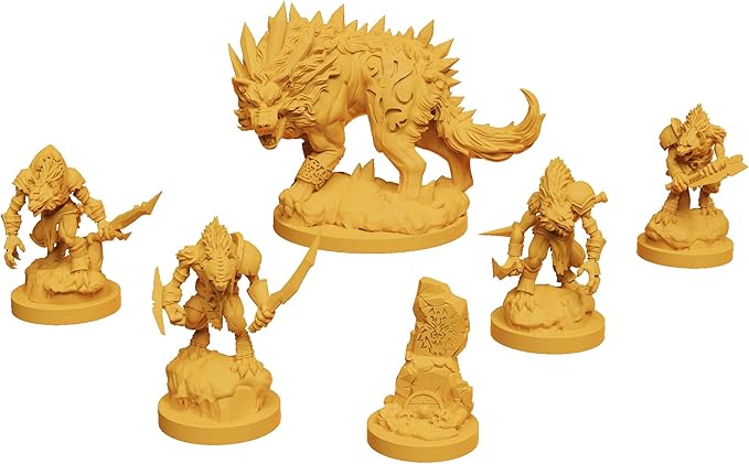 Godtear Fenra, Wolf of The End Times & Chainless Curs Champions Set