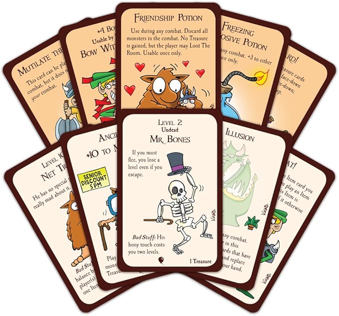 Steve Jackson Games, Munchkin Lite - Comedic Fantasy Adventure RPG Card Game - for 3 to 4 Players, Ages 10+
