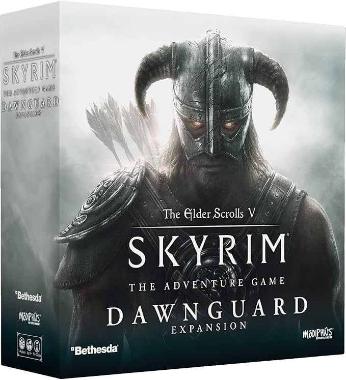 The Elder Scrolls V: Skyrim – The Adventure Game Dawnguard Expansion | Strategy Board Game for Adults | Ages 14+ | 1-4 Players | Avg. Playtime 60-120 Minutes | Made by Modiphius Entertainment