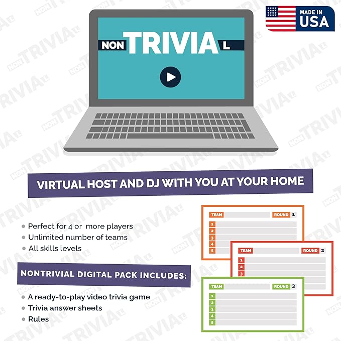 Couch Trivia Game A Fun and Educational Game with Virtual Host for Adults (Trivially Twisted)