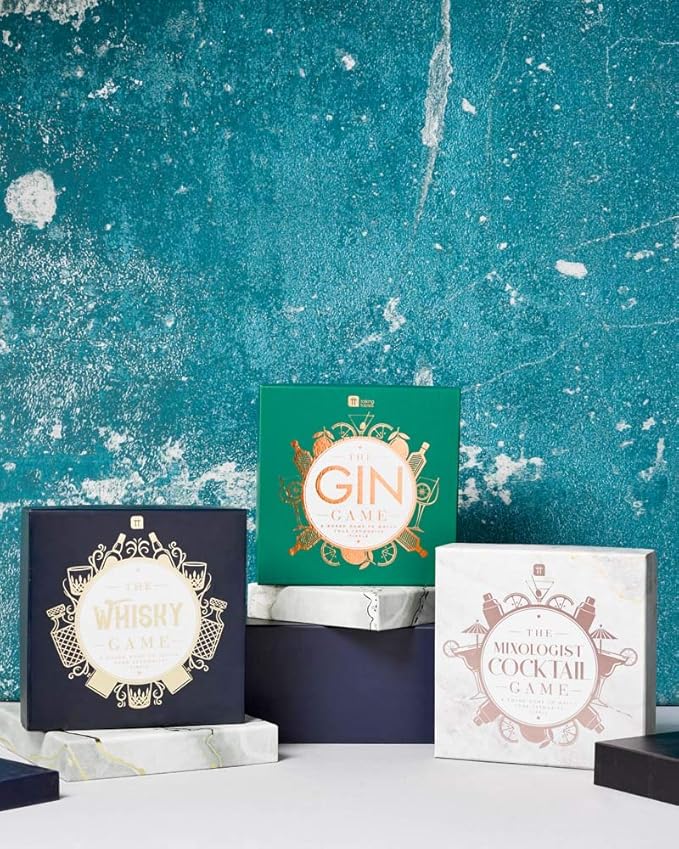 Cocktail Themed Trivia Board Game | Games Night | Adults, After Dinner Party, Table Game, General Knowledge, Alcohol, Cocktails, Drinking, Mixologist, Hen or Stag Do, Christmas, Birthday, Present