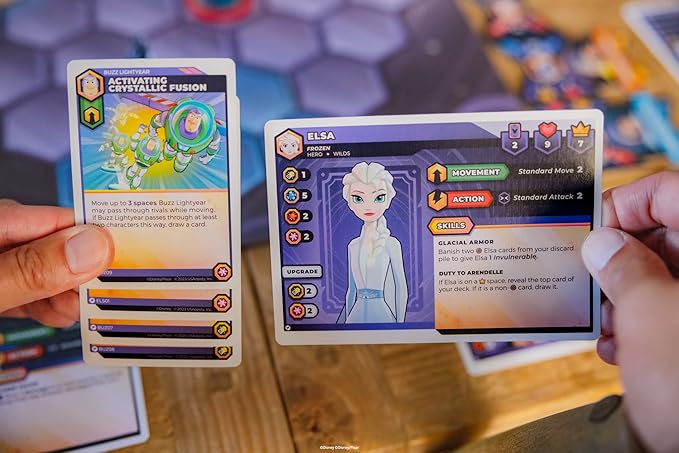 Disney Sorcerer’s Arena: Epic Alliances Leading The Charge Expansion | Featuring Buzz Lightyear, Scar, and Elsa | Officially-Licensed Disney Strategy & Family Board Game