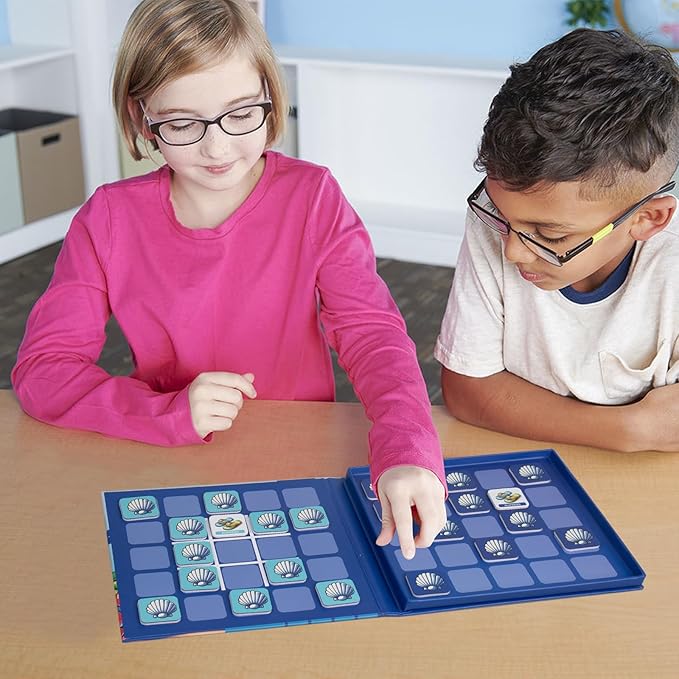Magnetic Memory Matching Games for Toddlers Ages 3+, Travel Games for Kids, Fun Educational Toys for Beach Vacation & Road Trips.