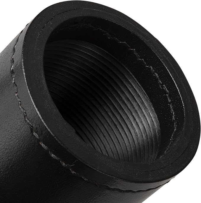 WE Games Professional Handmade Black Leather Dice Cup Set, Comes with 5 Standard Game Dice & Cloth Bag, Dice Roller for Liars Dice Farkle & Board Games, Durable Stitched Dice Cups