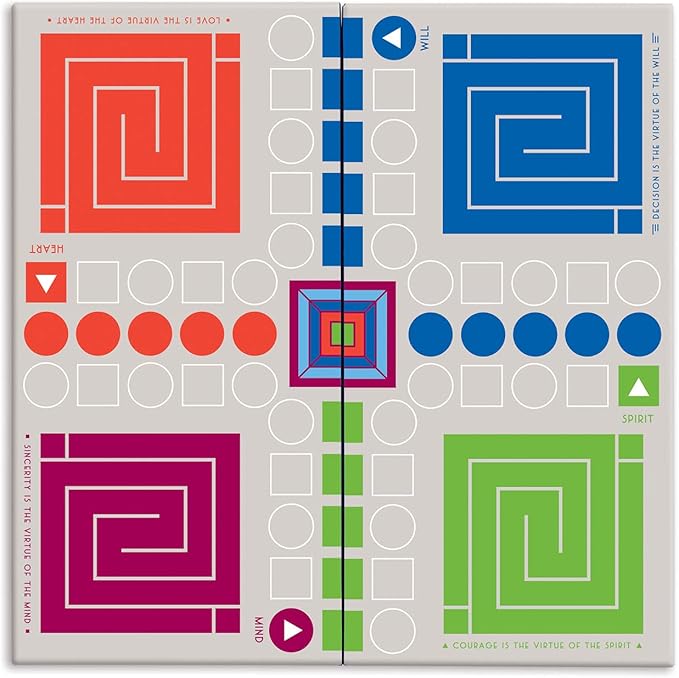Galison Frank Lloyd Wright 2-in-1 Game Set, Multicolor