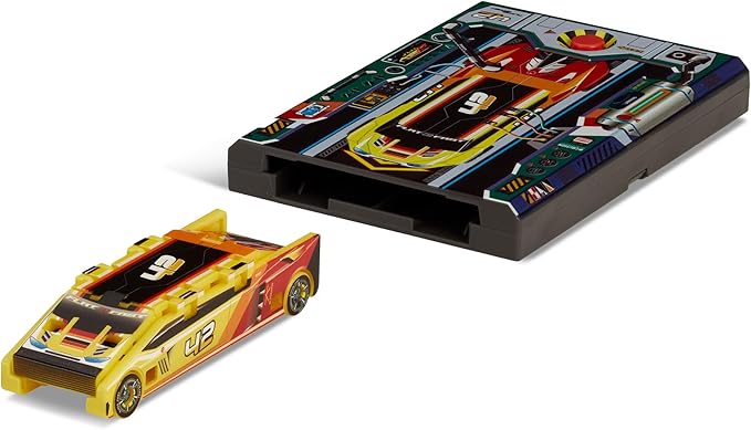 Yellow 42 Card Racer | Load, Launch, Race - Pocket-Sized Racecar Toy Ages 5 and up (Sold Each)