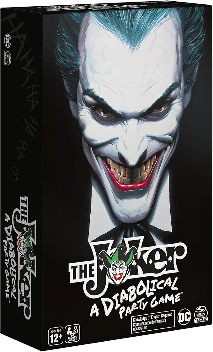 Spin Master Games The Joker, Diabolical Secret Identity Strategy Party Game, for Adults and Kids Ages 12 and up