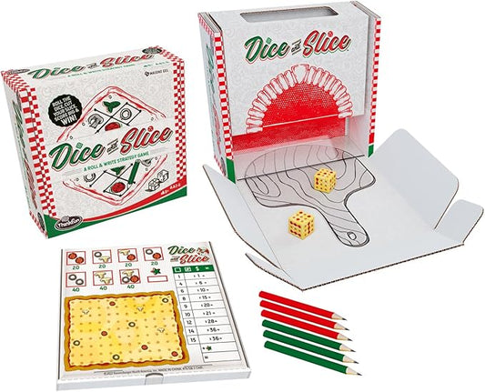 ThinkFun's Dice and Slice Pizza Party Dice Game - Deliciously Strategic Pizza Slicing Game