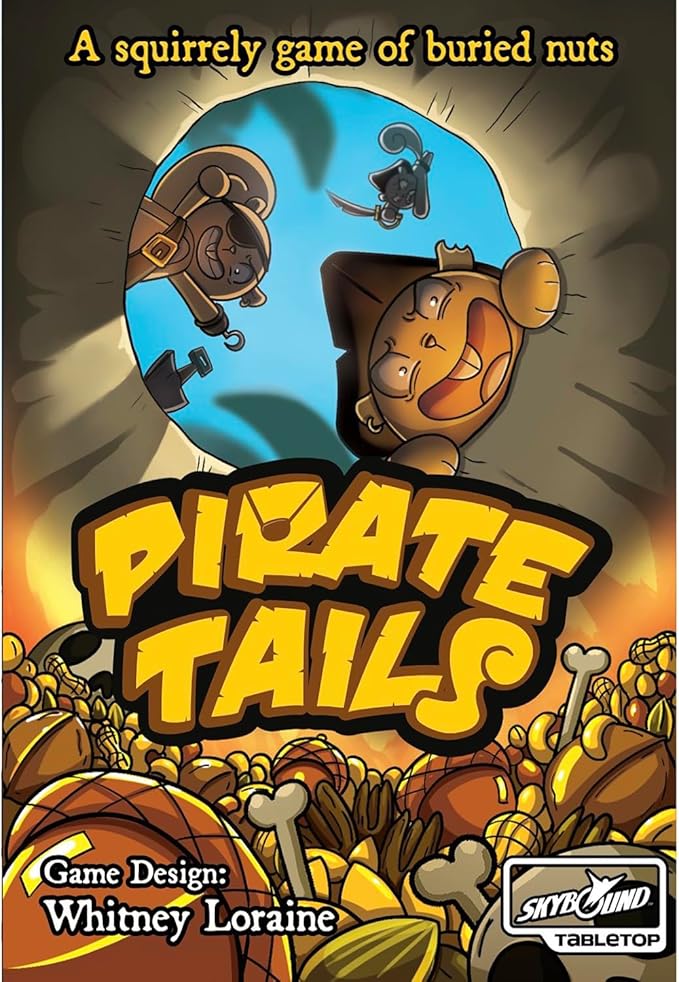 Skybound: Pirate Tails - A Squirrley Game of Buried Nuts, Collection Game, Ages 8+, 2-5 Players