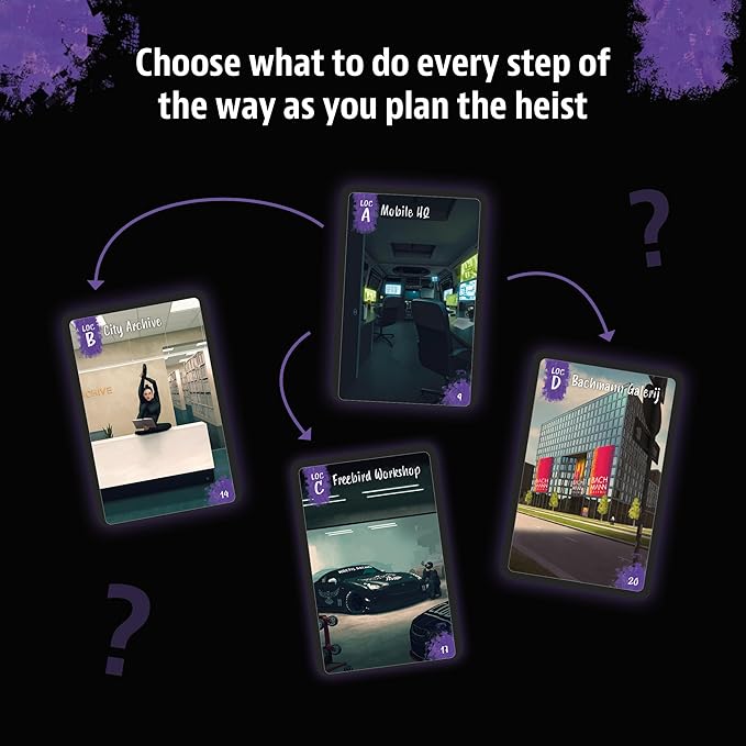 Masters of Crime: Shadows Murder Mystery Game | Art Heist | Co-op Game | 1+ Players | Ages 16+