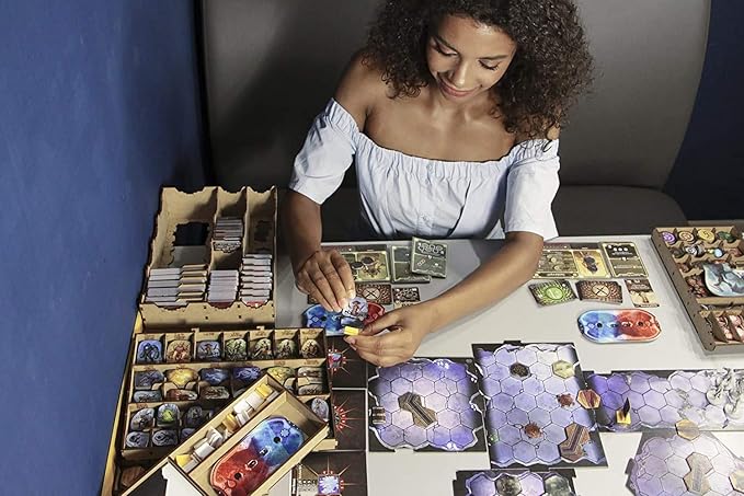 TowerRex Organizer for Gloomhaven and Forgotten Circles Expansion, Storage Insert for Gloomhaven, Board Game Accessories Upgrade