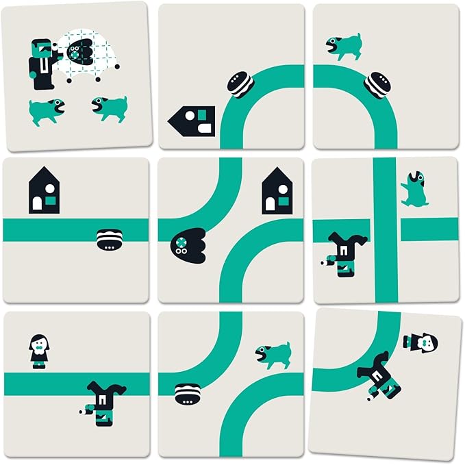 Nine Tiles Panic - Fast-Paced Japanese Puzzle Game | Ages 7+ | Arrange Tiles to Win