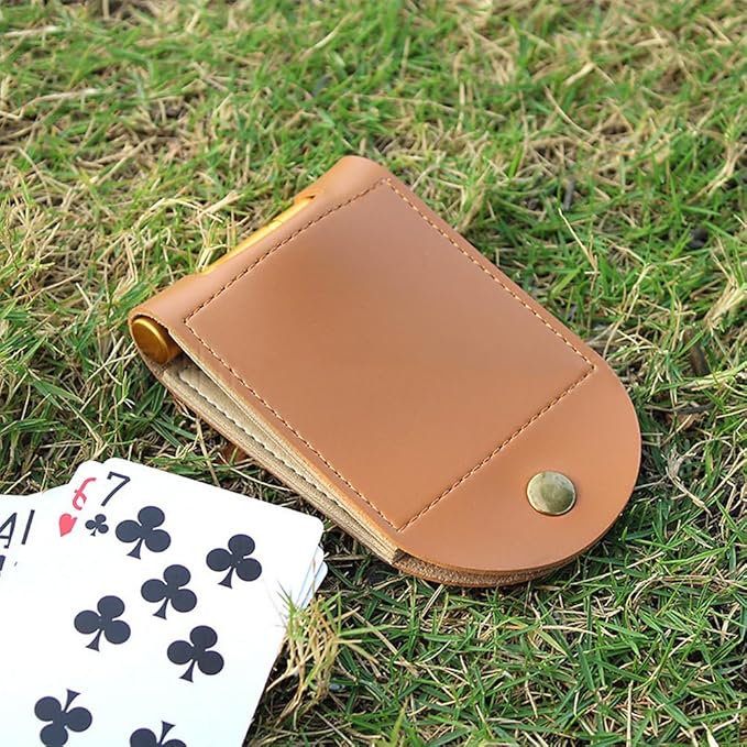 Travel Cribbage Board Game Set, Portable Cribbage Boards Unique 2 Track Cribbage Board, Foldable PU Mini Cribbage Board with 4 Cribbage Board Pegs, Folded:3.14x4.92in,After Unfolding L:10.31in (2Pcs)