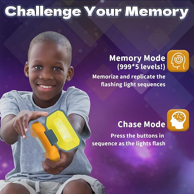 Fast Press Puzzle Game for Kids Age 3-12, Light Up Brain & Memory Games Electronic Handheld Pop Fidget Games Toys for Boys Girls Birthday Gifts for 6 7 8 9 10 11 12 Years Old Kids Teens
