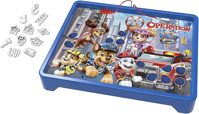 Operation Game: Paw Patrol The Movie Edition Board Game for Kids Ages 6 and Up, Nickelodeon Paw Patrol Game for 1 or More Players