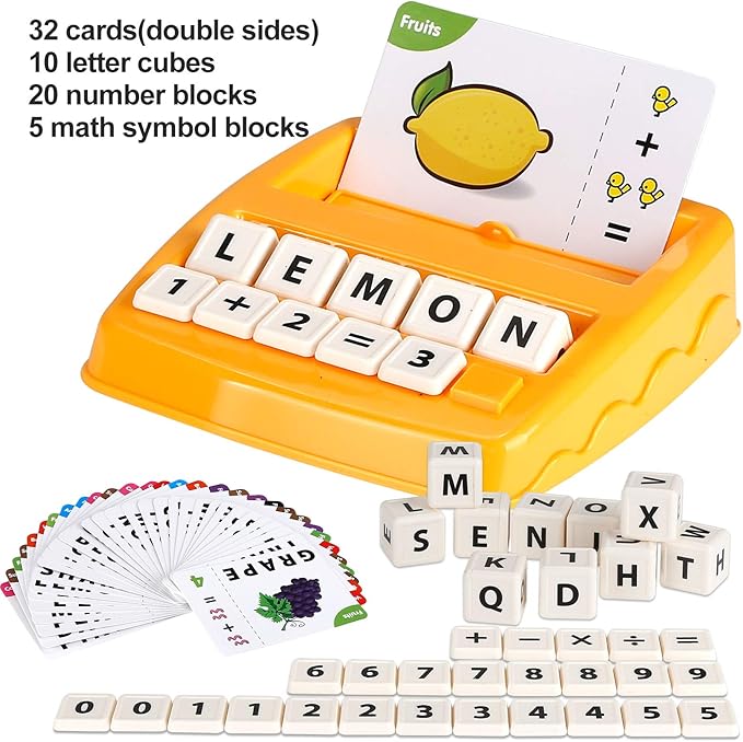 Matching Letter Game Toddler Word Spell Learning and Arithmetic Game