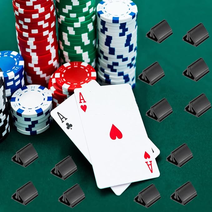 100Pcs Plastic Game Card Stands Board Markers Plastic Card Holder for Board Game,DIY Game Card,Party Favor,Home or Office Organization