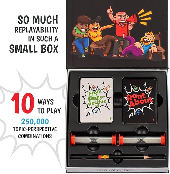 Rant About Adult Party Games - Outrageously Funny Improv Style Card Game for Hilarious Adult Party Game Night