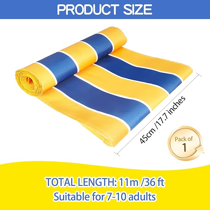 Team Building Games Teamwork Games for Working Adults, Group Activities Mat for School Students Teens, Field Day Games (36 ft, Pack of 1)
