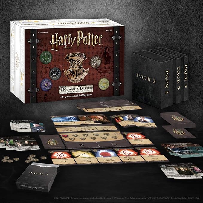 USAOPOLY Harry Potter: Hogwarts Battle - The Charms and Potions Expansion/Second Expansion to Harry Potter Deckbuilding Game/Featuring New Abilities & Cards/Officially Licensed