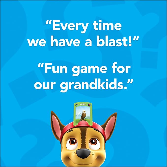 Spin Master Games, Hedbanz Junior PAW Patrol, Picture Guessing Board Game, PAW Patrol Toys, for Family & Kids, 2-4 Players for Ages 5 & Up